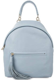 Голубой рюкзак из натуральной кожи Coccinelle