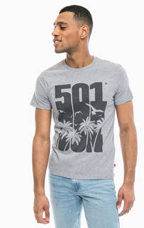 Хлопковая футболка с короткими рукавами 501® Graphic Tee Levis®