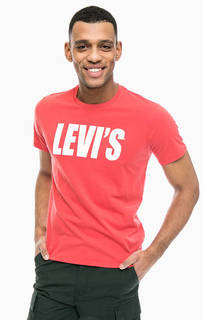 Красная футболка с короткими рукавами Graphic-Set-In Neck 2 Levis®