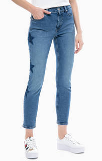 Зауженные джинсы синего цвета Tommy Jeans