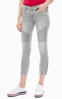 Укороченные джинсы серого цвета Tommy Jeans