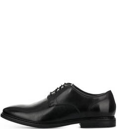 Черные туфли из натуральной кожи Clarks