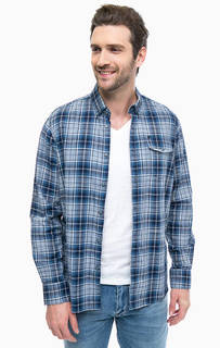 Хлопковая рубашка в клетку Lerros