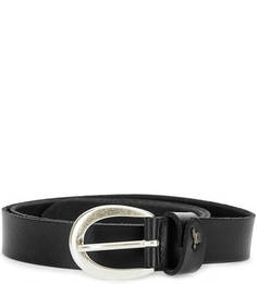 Кожаный ремень с овальной пряжкой Mustang