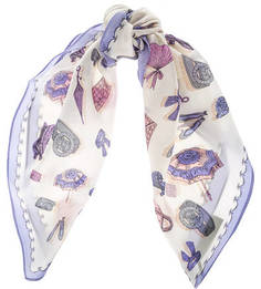 Квадратный шелковый платок Eleganzza