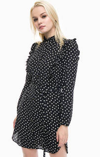 Платье-рубашка из вискозы с поясом Patrizia Pepe