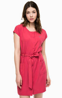 Платье-рубашка с короткими рукавами Lacoste