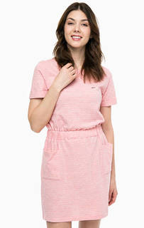 Короткое платье с расклешенной юбкой Lacoste