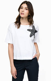 Хлопковая футболка с короткими рукавами Pennyblack