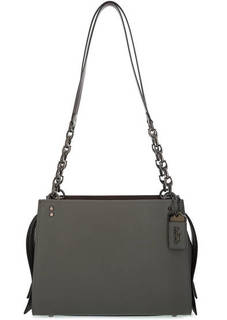 Кожаная сумка с длинными ручками Coach