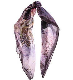 Фиолетовый трикотажный платок Eleganzza