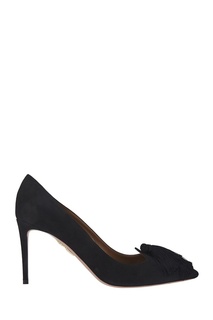 Замшевые туфли Love Tassel Pump 85 Aquazzura