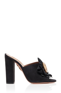 Замшевые мюли Cameo Mule 105 Aquazzura