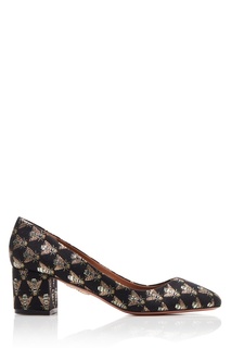 Жаккардовые туфли с пчелами Notto Pump 50 Aquazzura