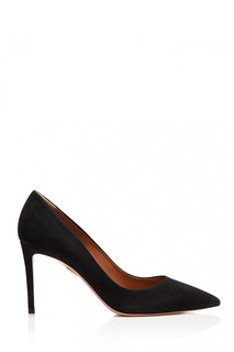 Черные туфли из замши Simply Irresistible Pump 85 Aquazzura