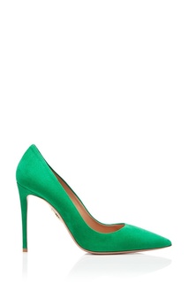 Зеленые туфли из замши Simply Irresistible Pump 105 Aquazzura