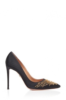 Черные туфли Sunlight Pump 105 Aquazzura