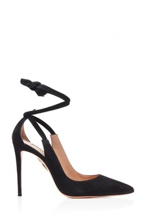 Черные туфли Milano Pump 105 Aquazzura