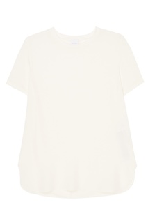 Белая футболка из шелка MAX Mara