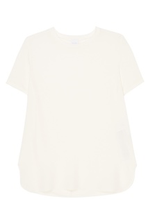 Белая футболка из шелка MAX Mara