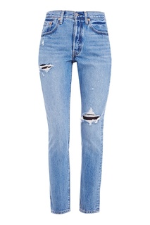Голубые джинсы с прорезями 501 SKINNY CANT TOUCH THIS Levis®