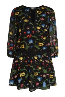Платье с цветочной вышивкой Alice + Olivia