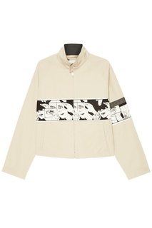 Хлопковая куртка с отделкой Prada