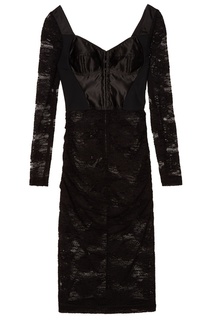 Кружевное платье с корсетной вставкой Dolce & Gabbana