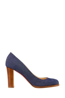 Джинсовые туфли London Buche 85 Christian Louboutin