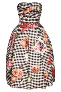 Пышное платье из шелка Dolce & Gabbana
