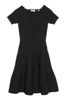 Короткое черное платье Sandro