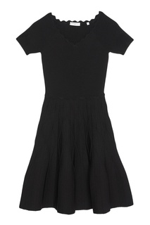 Короткое черное платье Sandro