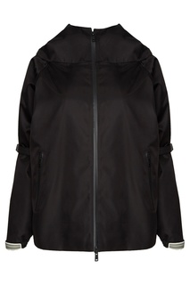 Черная куртка oversize Prada