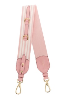 Розовый текстильный ремень для сумки Prada
