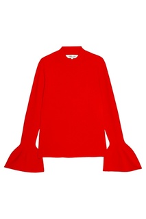 Красный джемпер с расклешенными рукавами Diane von Furstenberg