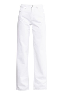 Широкие белые джинсы Mm6 Maison Margiela