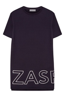 Синее хлопковое платье Zasport