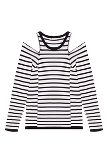 Джемпер с вырезами на плечах T by Alexander Wang