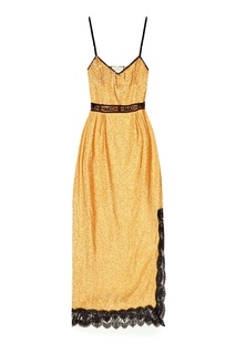 Золотистое платье с люрексом Gucci
