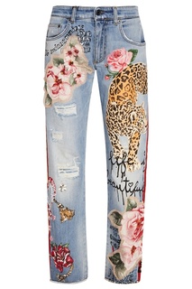 Декорированные джинсы Dolce & Gabbana