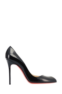 Черные лакированные туфли Corneille 100 Christian Louboutin