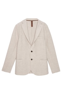 Светлый шерстяной пиджак Eleventy