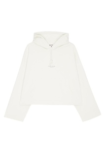 Белое худи из хлопка Joghy Acne Studios