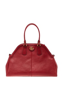 Красная кожаная сумка-саквояж Re(Belle) Gucci