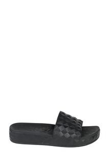 Черные текстурированные сандалии Splash