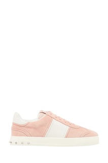 Розовые кроссовки из замши Flycrew Valentino