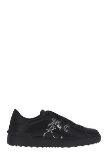 Кожаные кроссовки Valentino