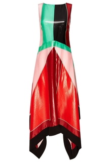 Платье из шелка с металлизированной нитью Diane von Furstenberg