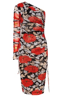 Асимметричное платье с драпировками Diane von Furstenberg