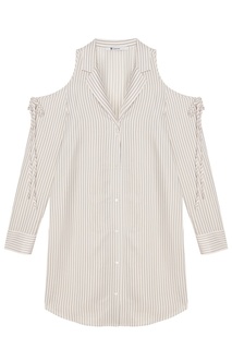 Рубашка с вырезами на плечах T by Alexander Wang
